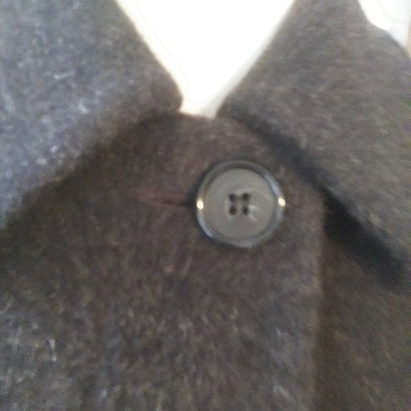 Jones New York long coat classic  wool mohair blend size 6 - Picture 6 of 15
